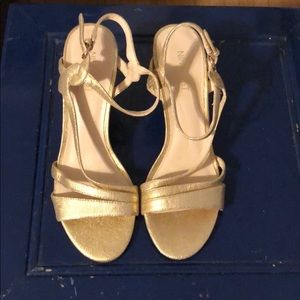 NineWest gold heels